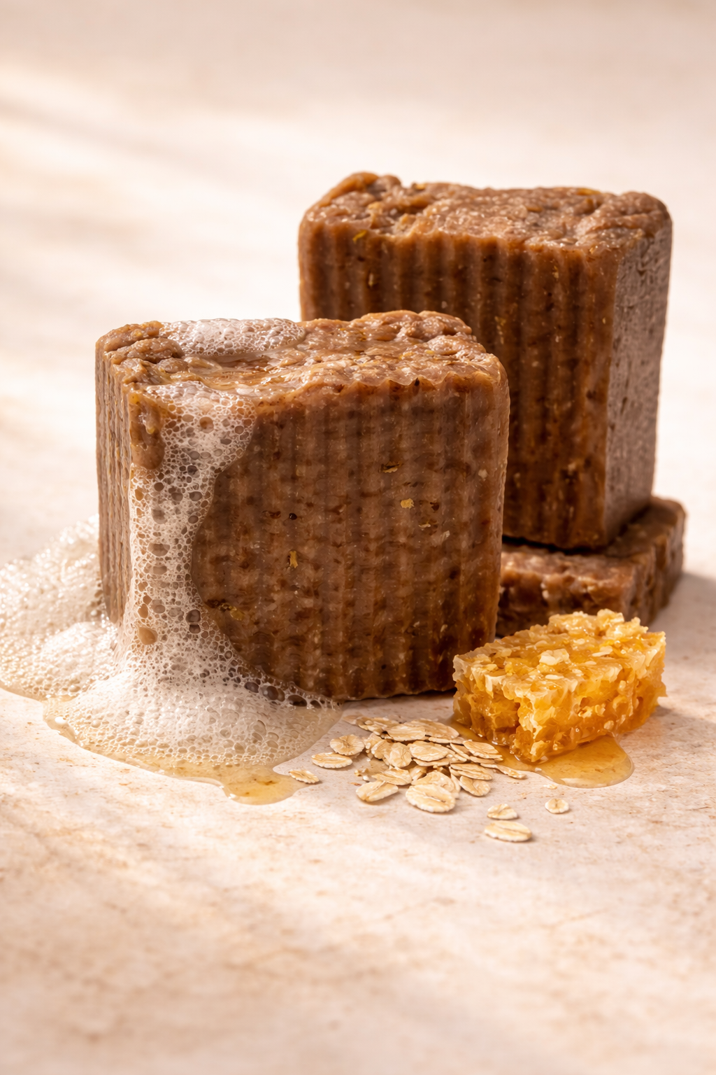 Oatmeal, Milk, & Honey Handmade Soap Bar