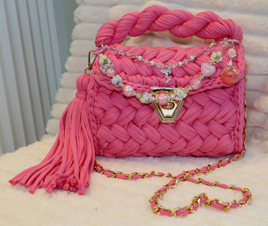 "Rose Quartz" Bohemian Bag